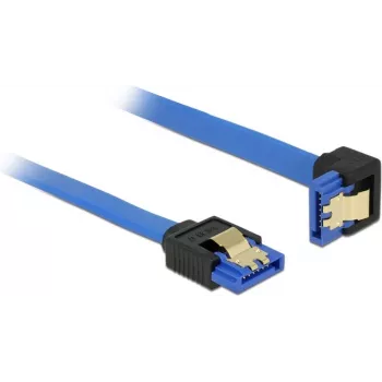 SATA Cable DeLOCK 85091 0.5m SATA 7-pin Black Blue
