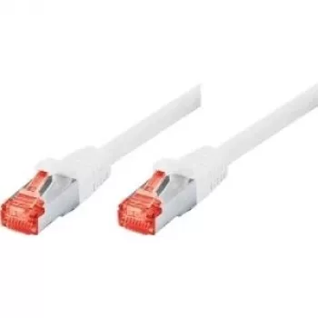 Tecline exertis Connect - Patch-Cable - RJ-45 (M) to RJ-45 (M) - 2 m - SSTP-Cable - CAT 6 - Halogen-Free - White (71502W)