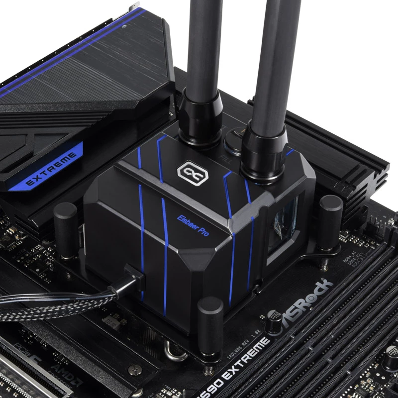 Coolant Alphacool Eisbaer Pro Aurora Acrylic Copper Nickel 1/4 inch