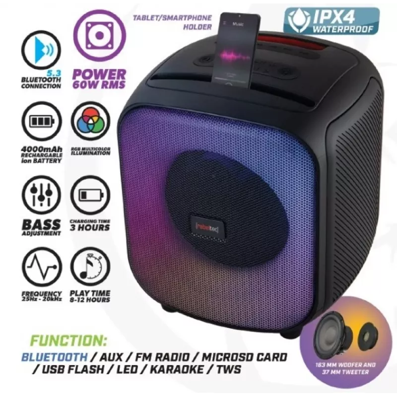 Bluetooth speaker FM/USB PowerCUBE 500