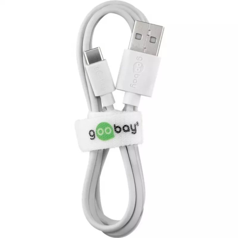 Wentronic 59130 2m USB A USB C male male White USB Cable (59130)