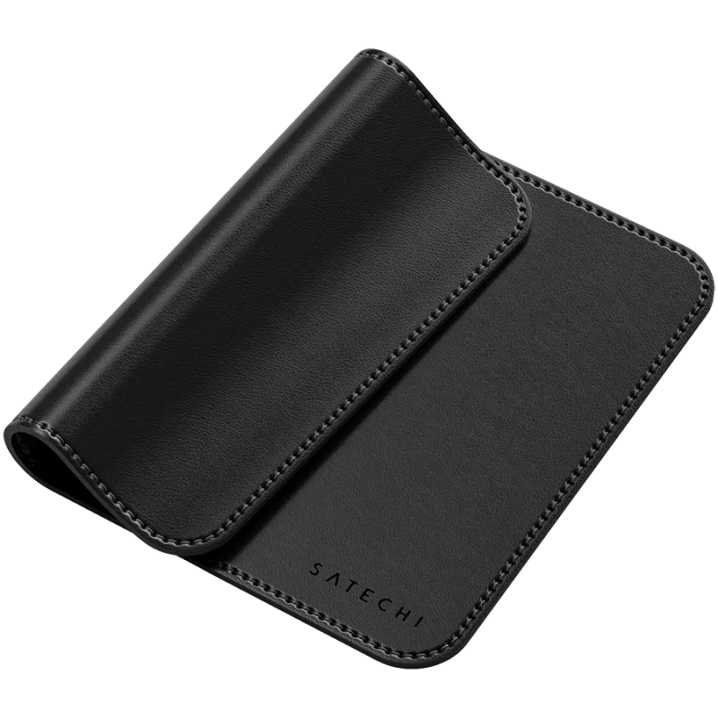 Satechi Premium Mouse Pad - Vegan Leather Mouse Pad (Black)