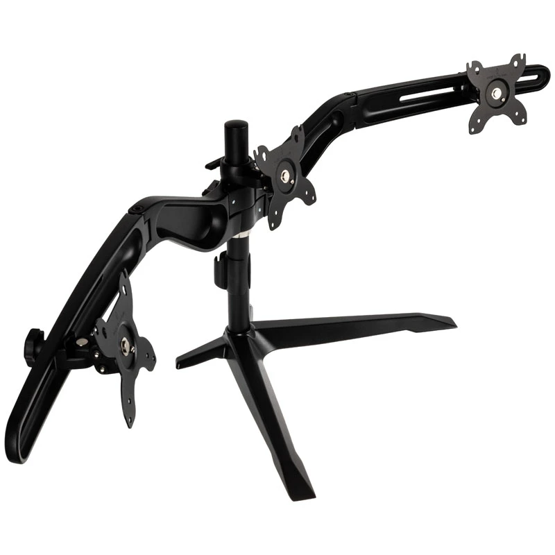 SilverStone SST-ARM31BS triple monitor arm, Black