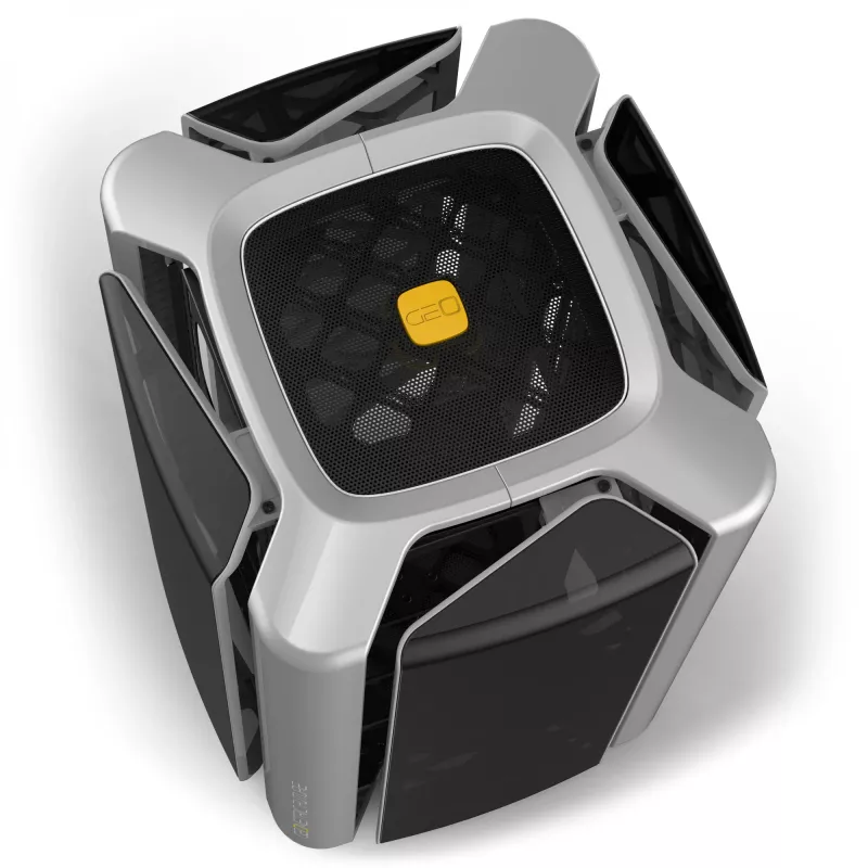 Computer Case Geometric Future M2 THE ARK Case TG - grey