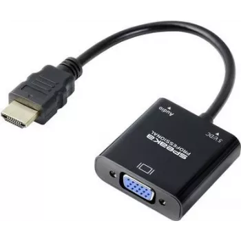 SP-10352148 HDMI Adapter[1x - 1x VGA] Black Standard 0.15 (SP-10352148)