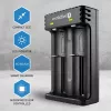 Battery charger everActive LC200 household USB, 2-bay, Li-Ion, supports A/AA/AAA/AAAA/C/D, 5 V input, 4.2 V output, black