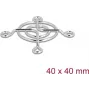 Fan grill DELOCK 67304 metal, 53×53 mm, silver — computer cooling accessory