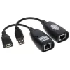 Genway USB-EX-50 interface hub USB 2.0 Black
