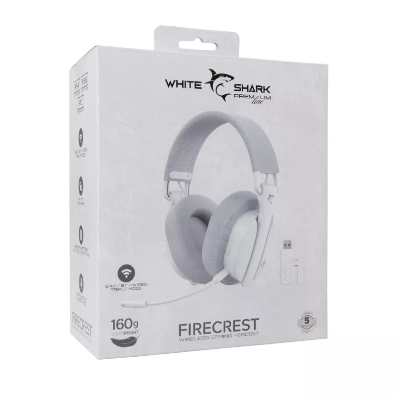 Headphones White Shark WGH-2444 Firecrest White
