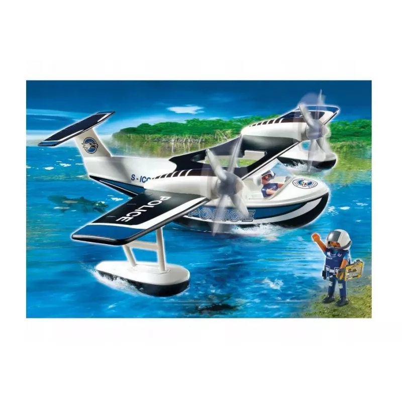 Figures set City Action 4445 Police Seaplane