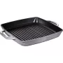 Grill Pan Staub 40511-785-0 33 cm Induction Graphite Grey