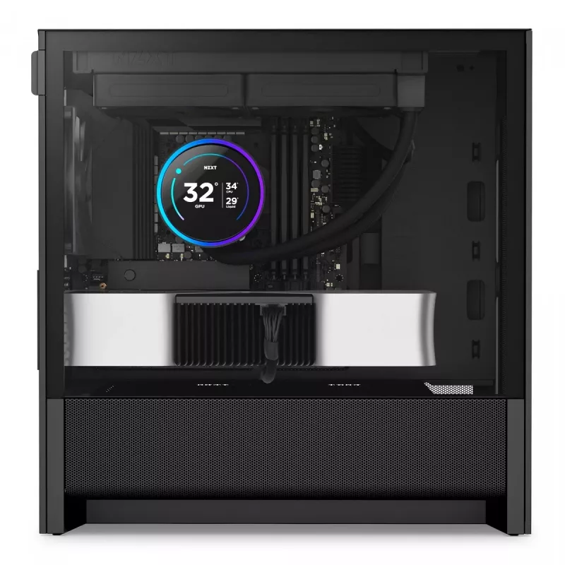 NZXT H3 Flow Micro ATX Airflow Case - Black