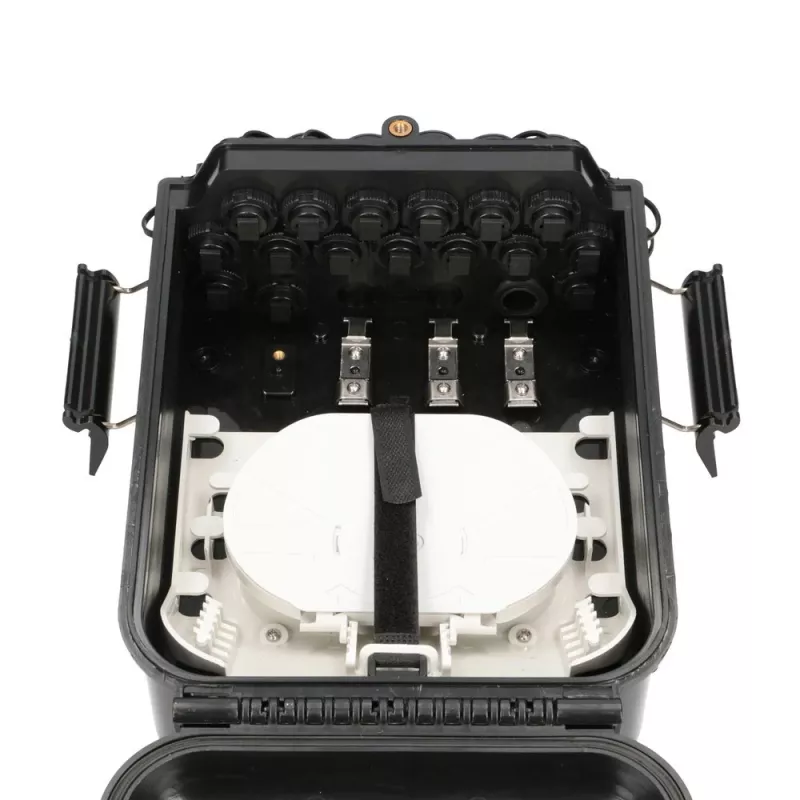 Extralink Fiber optic terminal box Jennifer 16 core black with connector