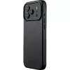 Mujjo Full Leather Case Case for iPhone 17 Pro Max black