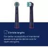 Beurer TB Clean Eco Green Planet brush heads, dark blue, 4-pack