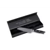Kohersen Elegance Ebony Wood Santoku knife Damascus steel 12.7 cm
