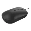 Wired optical mouse Lenovo GY51D20875 USB Type-C, ambidextrous, 2400 DPI, 4 buttons, black
