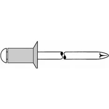 Blind rivet GESIPA 5x12 mm countersunk head KS for 6.0–8.0 mm materials, pack of 500