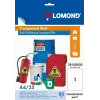 Self-adhesive PET Laserjet Film Lomond A4 25 sheets Transparent Matte