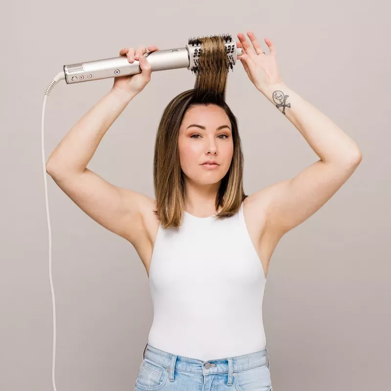 Shark FlexStyle 5 in 1 Air Styler & Hair Dryer Car Wrap Hair Rollers Flat Brush Oval Brush Nozzle Attachment Diffuser Storage Bag No Thermal Damage