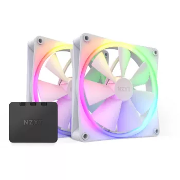 NZXT F140 RGB 140mm Twin Pack White