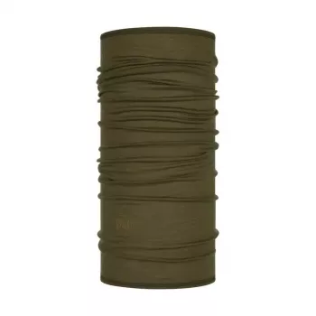 Buff 113010.843.10.00 Merino Lightweight Multifunctional Neck Gaiter for Adults, Merino Wool, Solid Bark