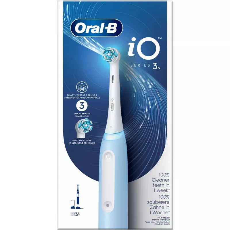 Oral-B Braun iO Series 3N Adult Vibrating toothbrush Light Blue, White