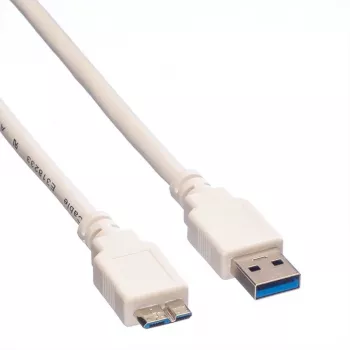 USB 3.0 Cable A - Micro B M/M 0.8 m 11.99.8873 VALUE