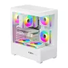 Computer case DarkFlash C365 (white) with 5 fans