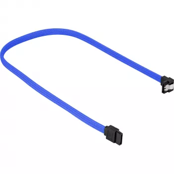 SATA Cable Sharkoon SATA 3 0.3m 7-pin Black Blue