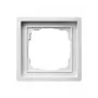 Wall plate / switch cover Gira 0211112, screwless, white, 83.3×83.3 mm, 10.6 mm thick