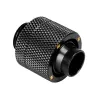 Compression Fitting Bitspower G1/4 inch Male to 16/11 mm Straight — black matte