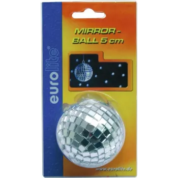 Mirror Ball 5 cm EUROLITE 50100110 — decorative disco sphere, 5 cm diameter, blister pack