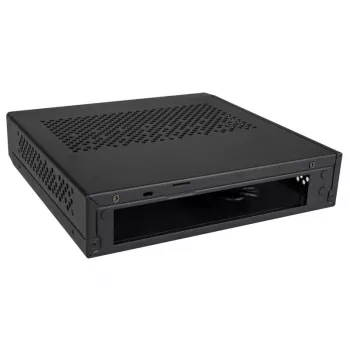 Akasa Cypher MX3 - Mini Tower - PC - SGCC - Black - Thin Mini-ITX - Hard Drive - Power (A-ITX38U3-M1B)