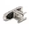 DeLOCK RJ45 Coupler LSA to LSA Cat.8.1 toolfree Black