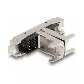 DeLOCK RJ45 Coupler LSA to LSA Cat.8.1 toolfree Black