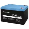 Rechargeable LiFePO4 battery QOLTEC 10Ah 12.8V 128Wh with integrated BMS