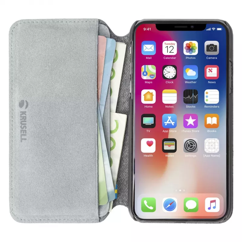 Folio Case Krusell Broby 4 Card SlimWallet iPhone XS Max
