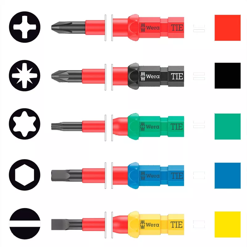 Screwdriver Set Wera 05006617001 6 Piece Ergonomic Handles