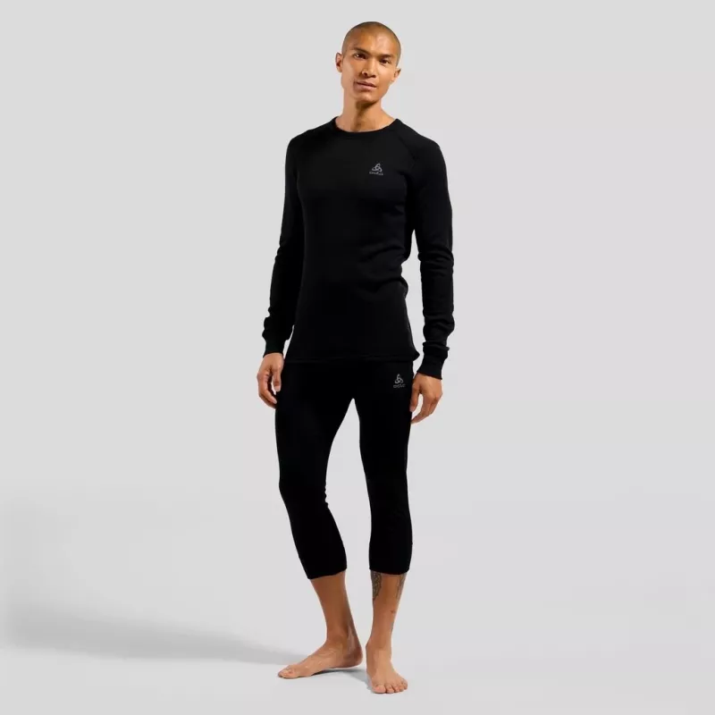 Odlo BL TOP crew neck l/s ACTIVE WARM ECO men's T-shirt, size M, black