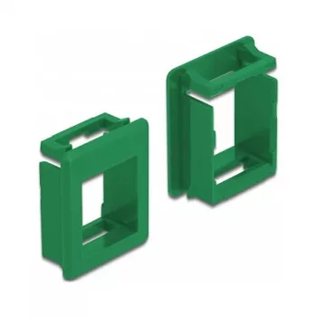Mounting kit DELOCK 86763, green plastic, model 86763