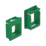Mounting kit DELOCK 86763, green plastic, model 86763