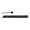 Surge Protector LogiLink PDU7C01 Black 7 AC outlets 230 V 2 m