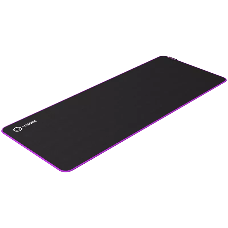 Lorgar Main 319, Gaming mouse pad, High-speed surface, Purple anti-slip rubber base, size: 900mm x 360mm x 3mm, weight 0.6kg