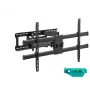 Wall mount ONKRON M10-B for 42–120 inch TVs, black — tilt -13° to 9°, 90–600 mm extension, up to 100 kg, VESA 200×100–1000×600