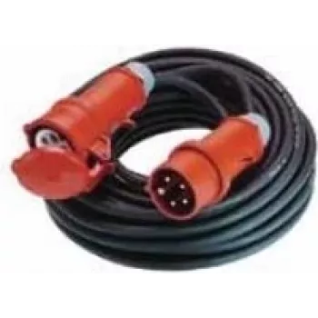 Power cable Bachmann 347.172 — 25 m, 400 V, 16 A, black