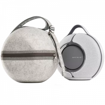 Portable Bluetooth speaker DEVIALET Mania Cocoon Light Grey