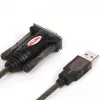 UNITEK Y-105A serial cable Black 1.5 m USB Type-A DB-9