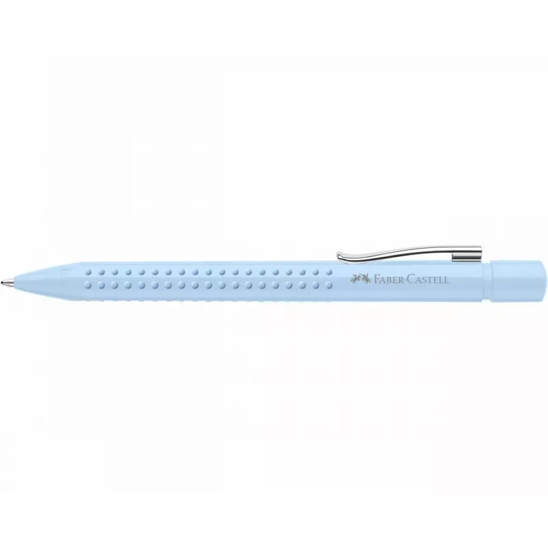 Clip-on retractable ballpoint pen Faber-Castell 243916 Light Blue Extra Bold