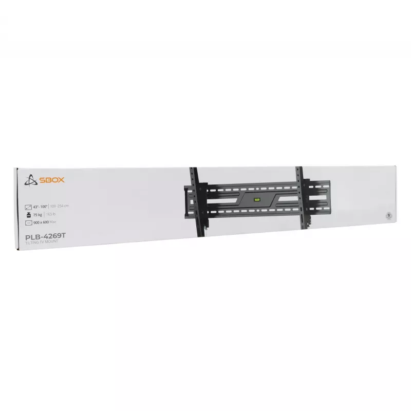 Wall/ceiling mounting bracket SBOX PLB-4269T-2 for 43–100 kg displays, platform 900×600 mm